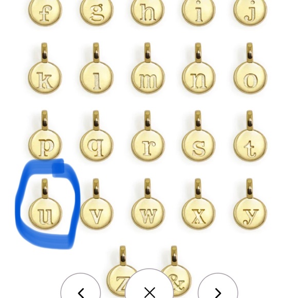 Alex Woo Mini Charm 14k Yellow Gold Letter “U” - Picture 1 of 4